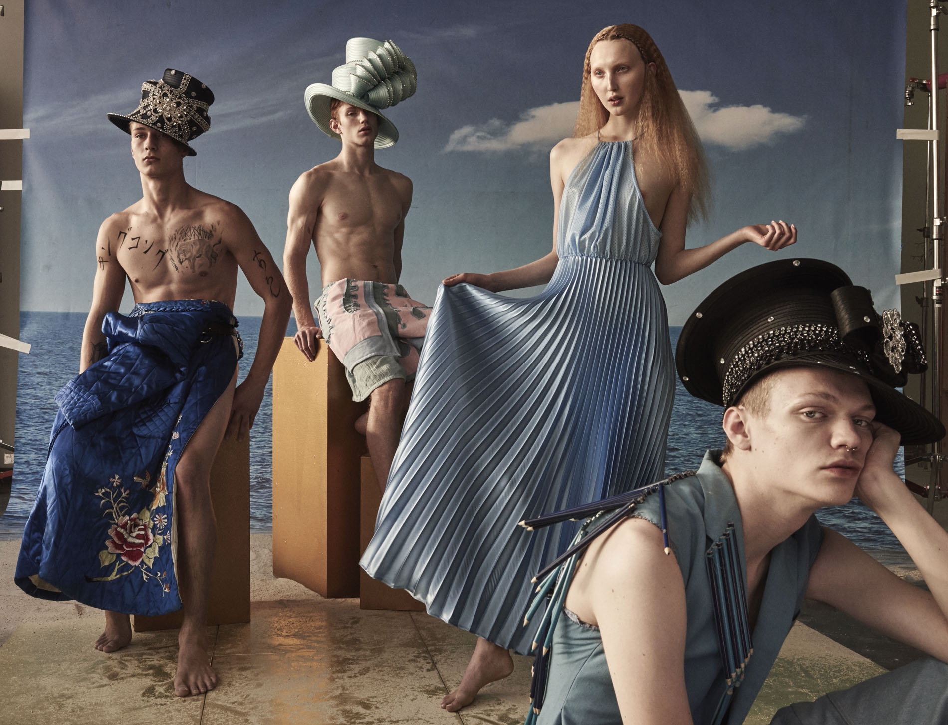 Mariano Vivanco, Nicola Formichetti, Cierra Skye, Trevor Signorino, Sahara Lin, Aaron Bailey Broussard, Mark MacEachen, Kevin Thompson