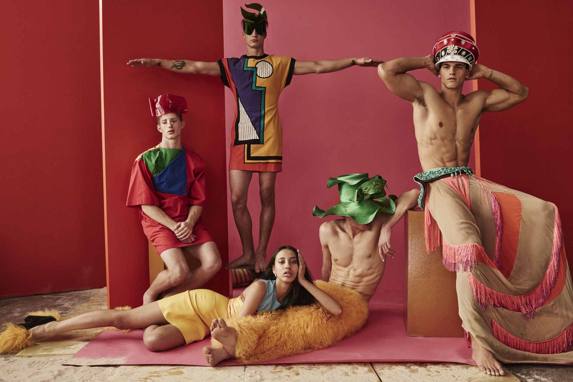 Mariano Vivanco, Nicola Formichetti, Cierra Skye, Trevor Signorino, Sahara Lin, Aaron Bailey Broussard, Mark MacEachen, Kevin Thompson