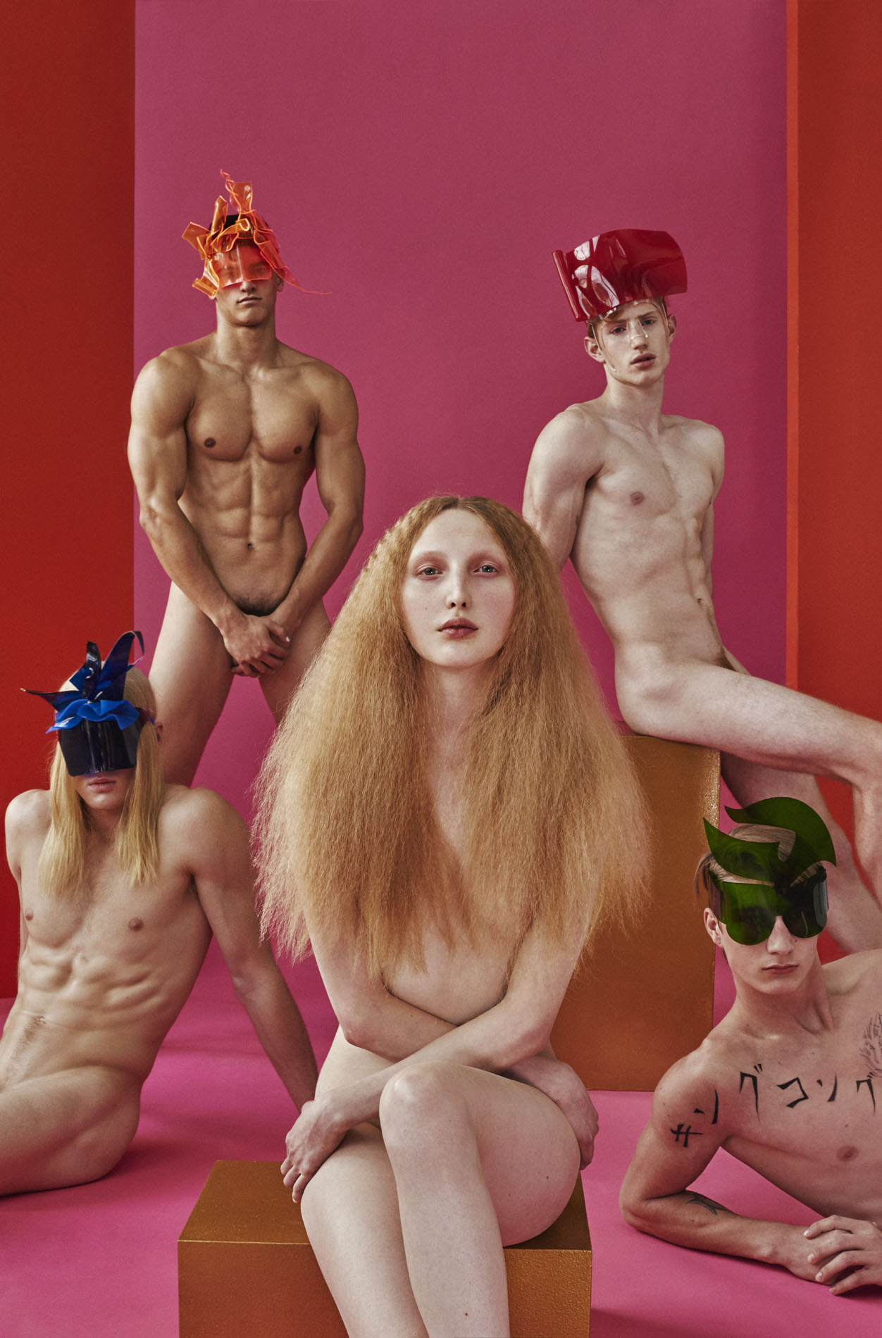 Mariano Vivanco, Nicola Formichetti, Cierra Skye, Trevor Signorino, Sahara Lin, Aaron Bailey Broussard, Mark MacEachen, Kevin Thompson